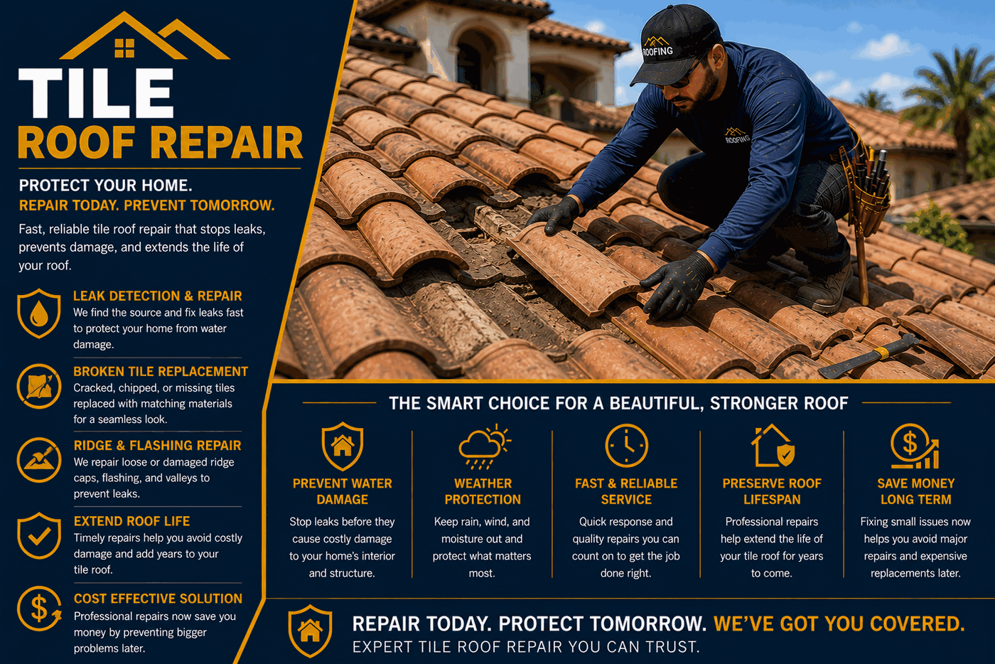 Lomita Tile Roof Repair