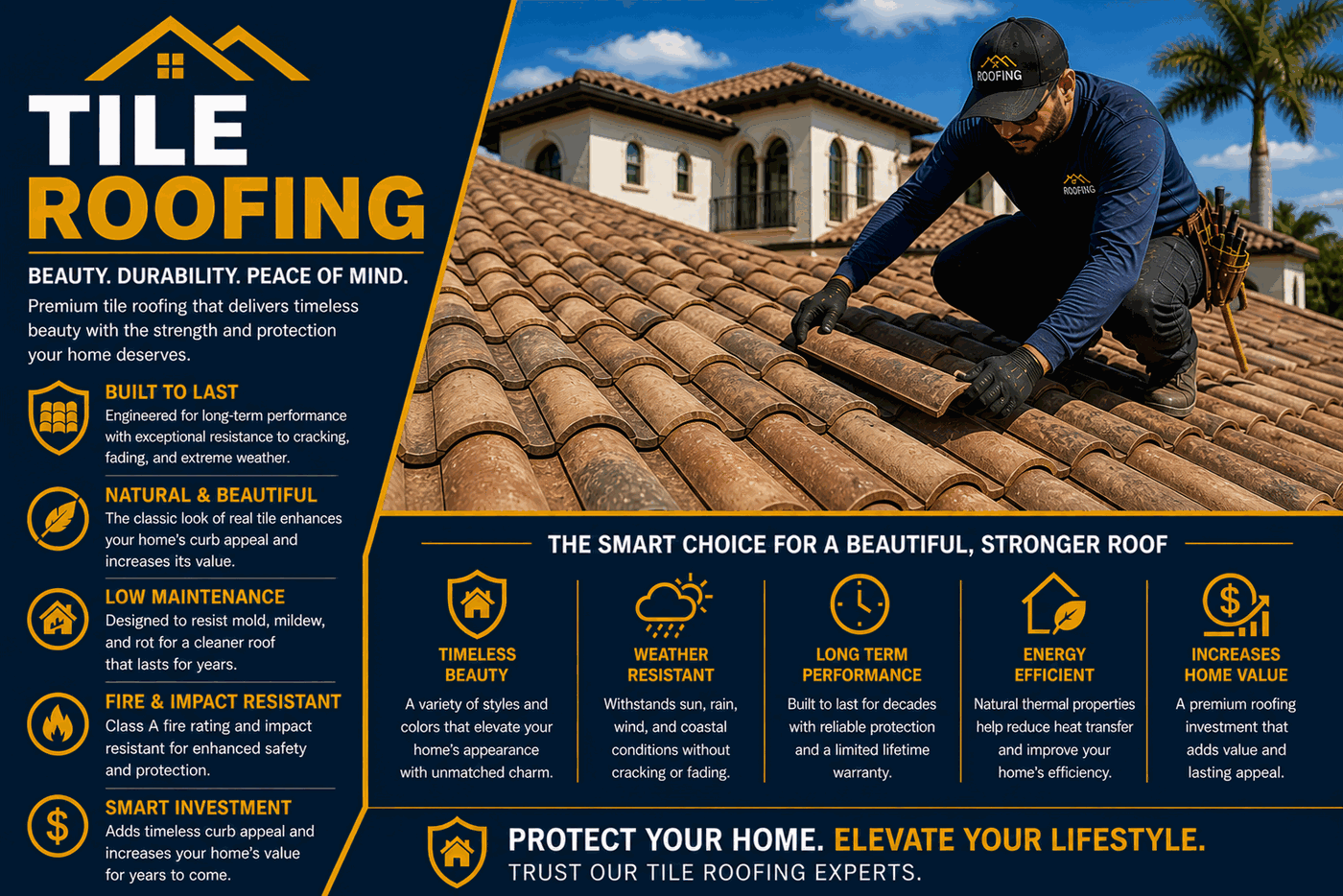 Tile Roofing Compton